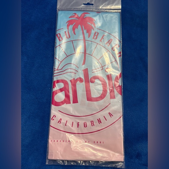 Barbie Set of Beach Party Supplies Pink Blue Party City NWT - Picture 4 of 15